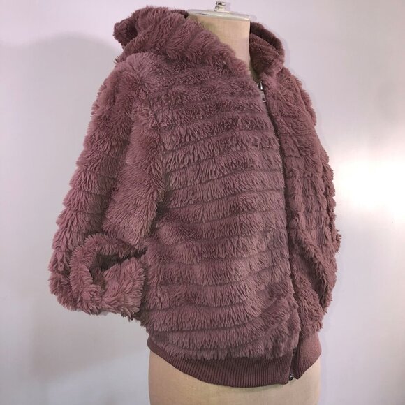 Love Tree Pink Fuzzy Jacket - Picture 2 of 5